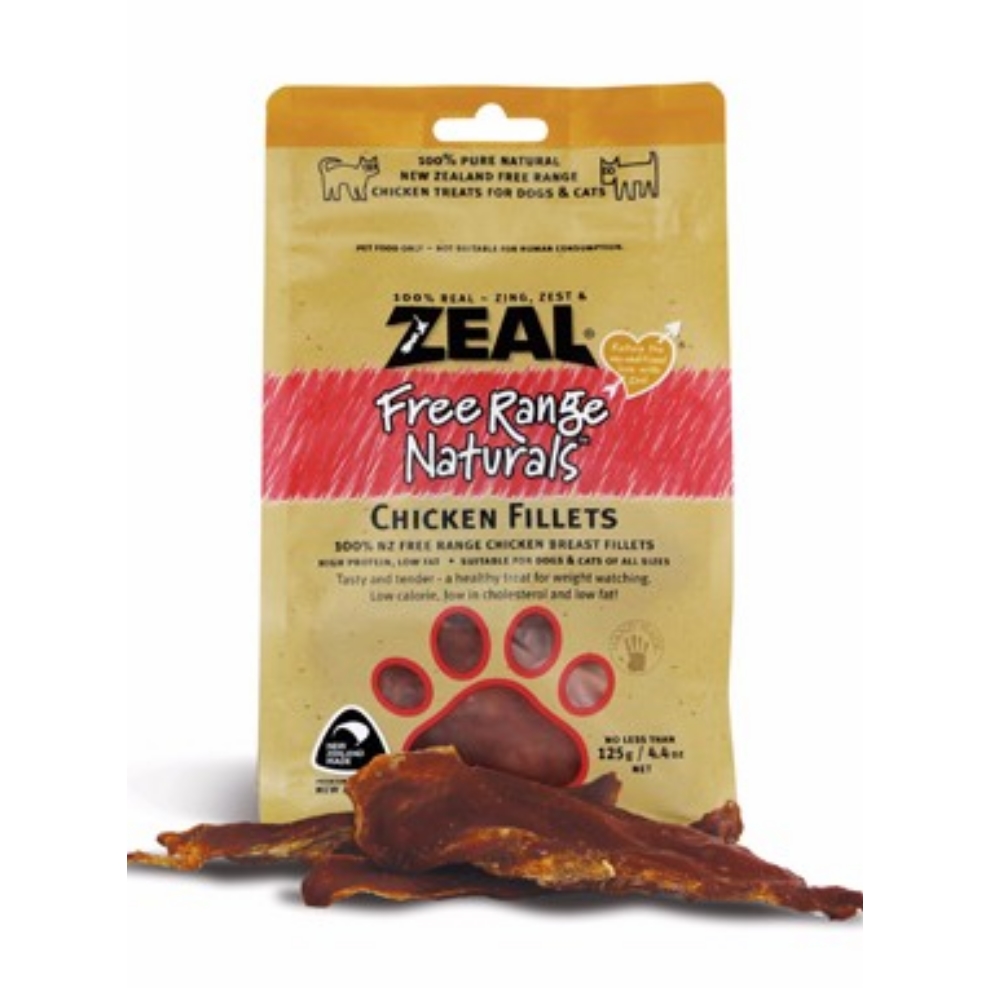 岦歐ZEAL 紐西蘭天然寵物食品《放養雞胸肉》125g