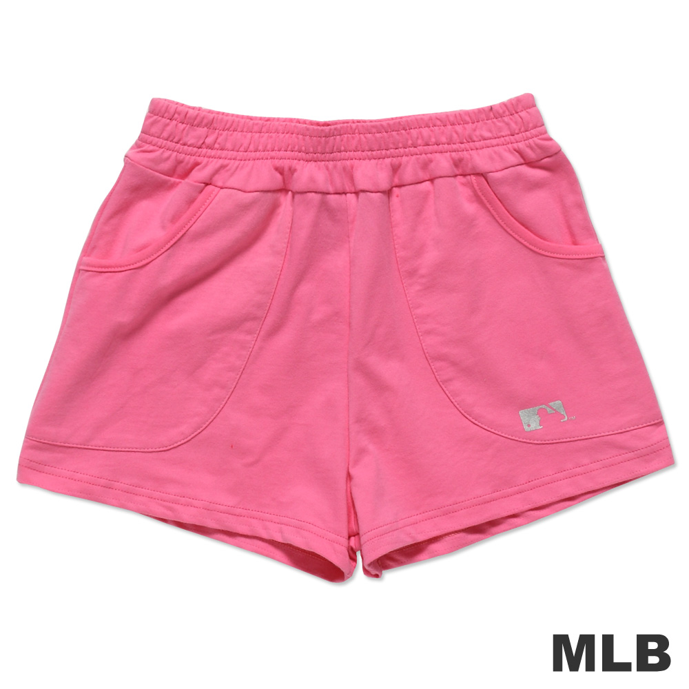 MLB-美國職棒大聯盟印花休閒短褲-深粉紅(女)