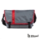 Shuai 15吋 M1 Series Messenger 信差風格電腦側背包(灰紅) product thumbnail 1