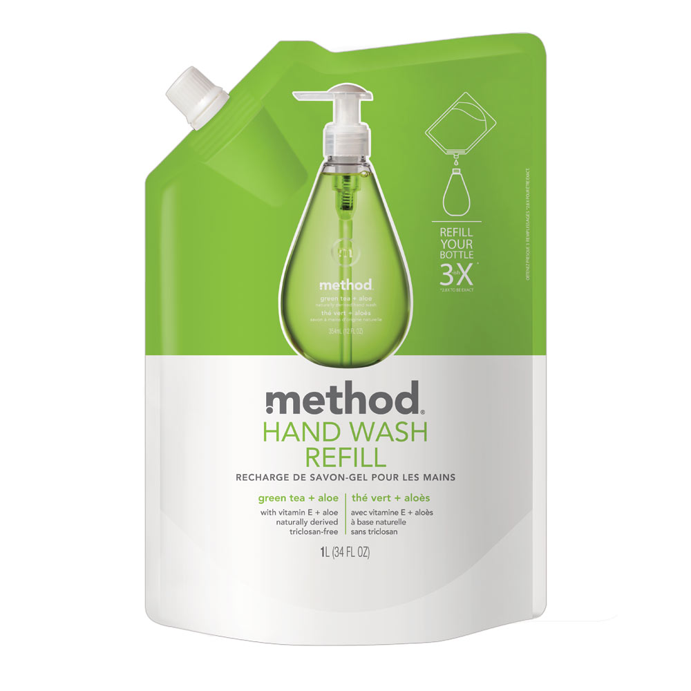 Method 美則 綠茶蘆薈天然洗手乳(補充包) 1000ml