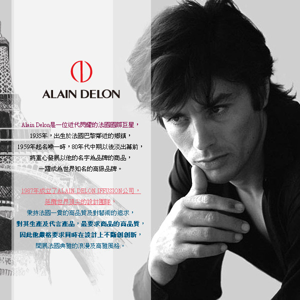 ALAIN DELON 亞蘭德倫 25吋 絕代風華系列鋁框行李箱/旅行箱 (灰)