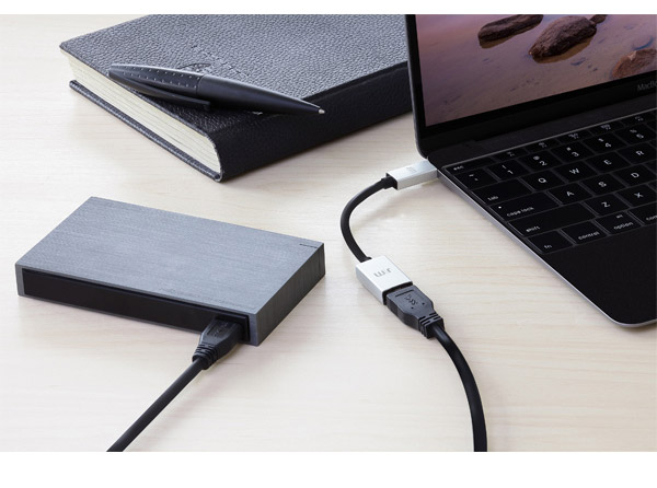 Just Mobile AluCable USB-C 3.1 to USB鋁質轉接器