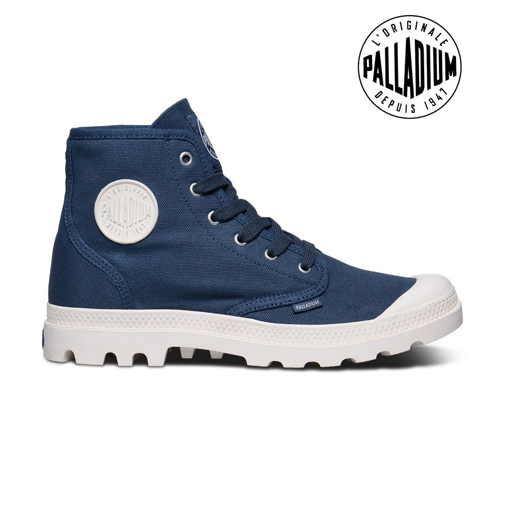 Palladium Pampa Hi-男-深藍