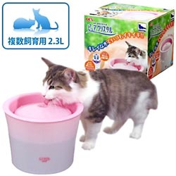 日本GEX 貓用淨水飲水器2.3公升(附濾網x1)