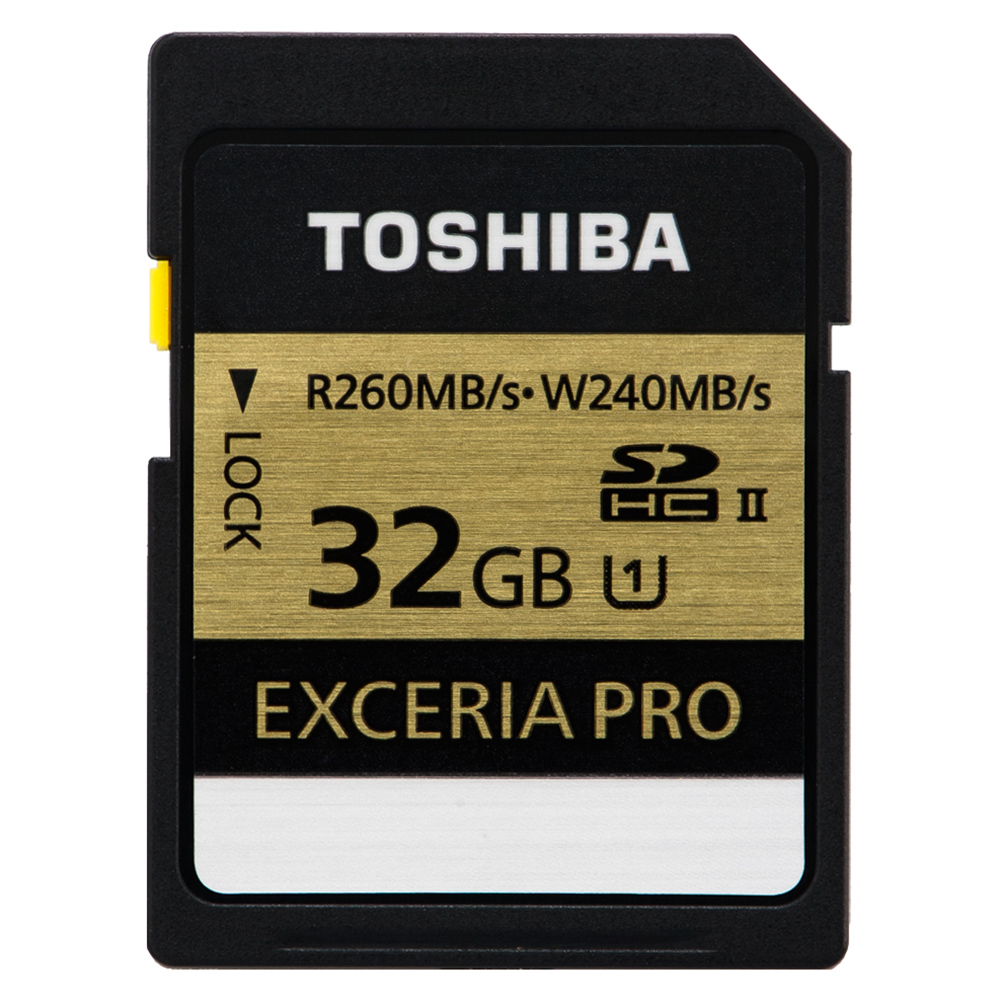 TOSHIBA 東芝  EXCERIA PRO SDHC UHS-II卡 32G