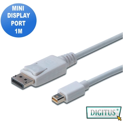 Mini DisplayPort轉 DisplayPort互轉線 *1公尺圓線(公-公)