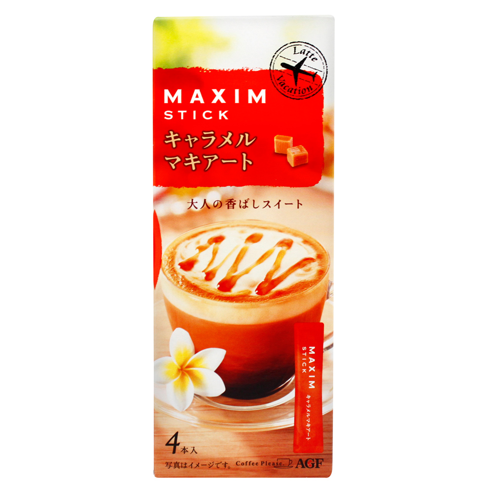 AGF Maxim三合一-焦糖瑪奇朵咖啡(4P)