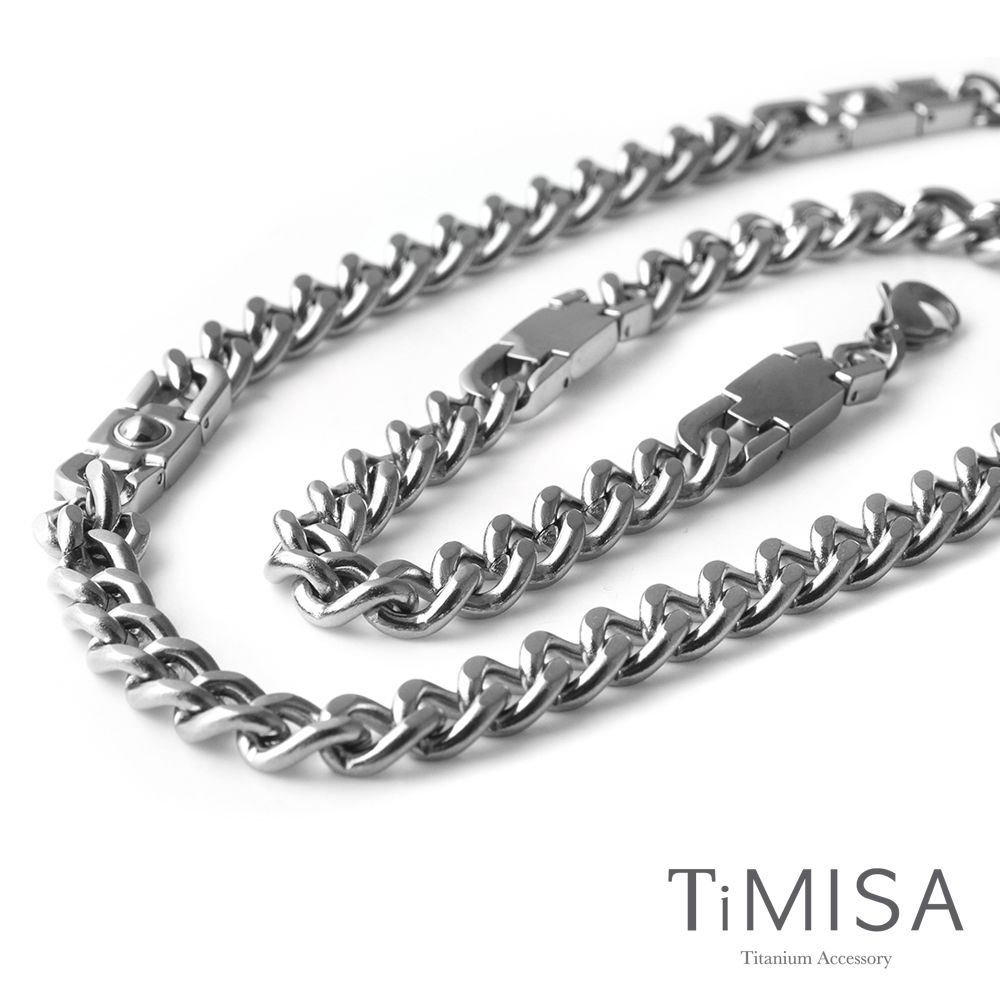 TiMISA 舒適鈦鍺-G鍊款 純鈦鍺項鍊
