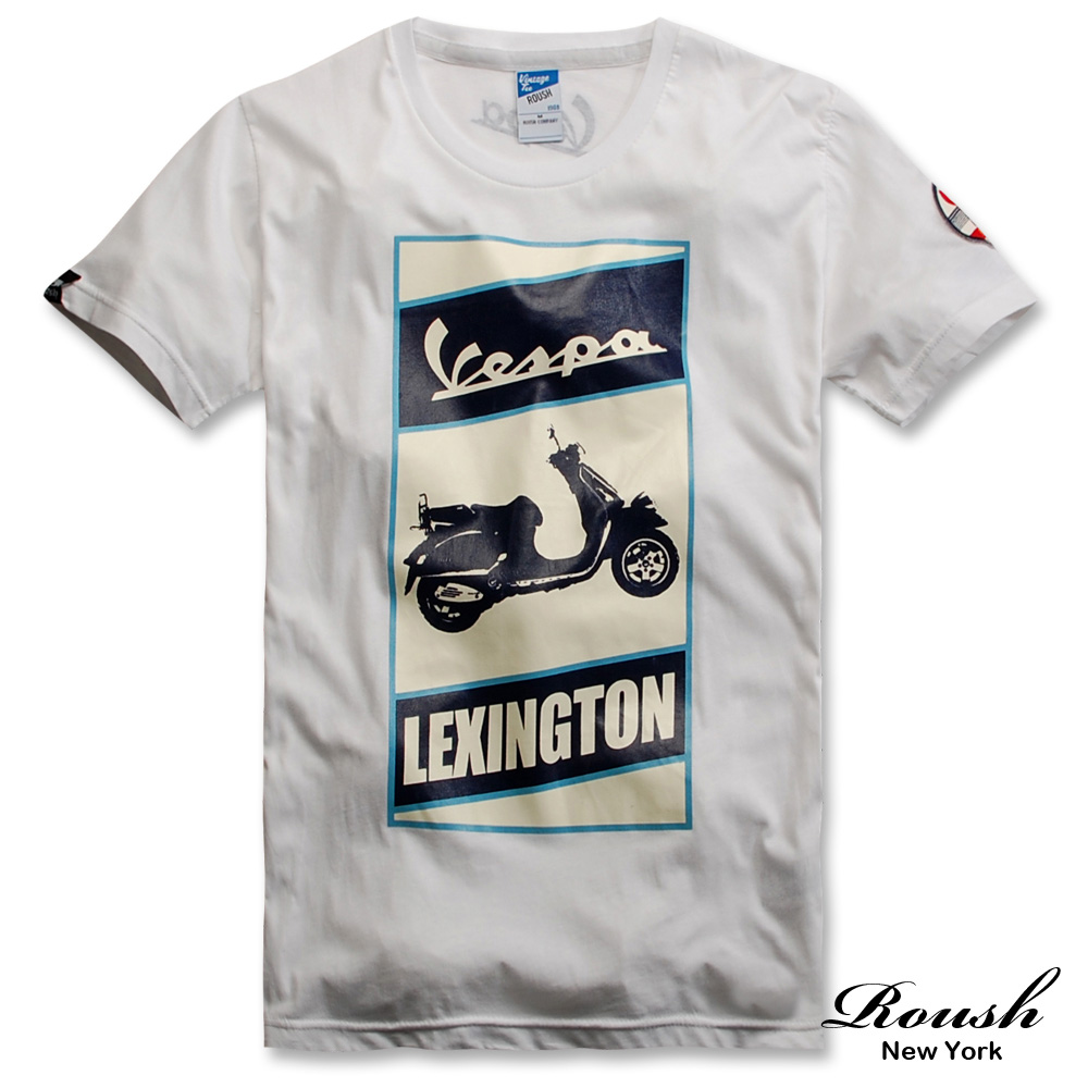 Roush Vespa 新款偉士牌刊版美式短Tee - (5色)