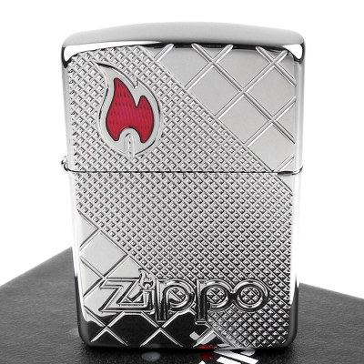 【ZIPPO】美系~Tile Mosaic-馬賽克深刻圖案打火機