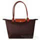 Longchamp 經典Le Pliage摺疊長提把水餃包(小.棕) product thumbnail 1