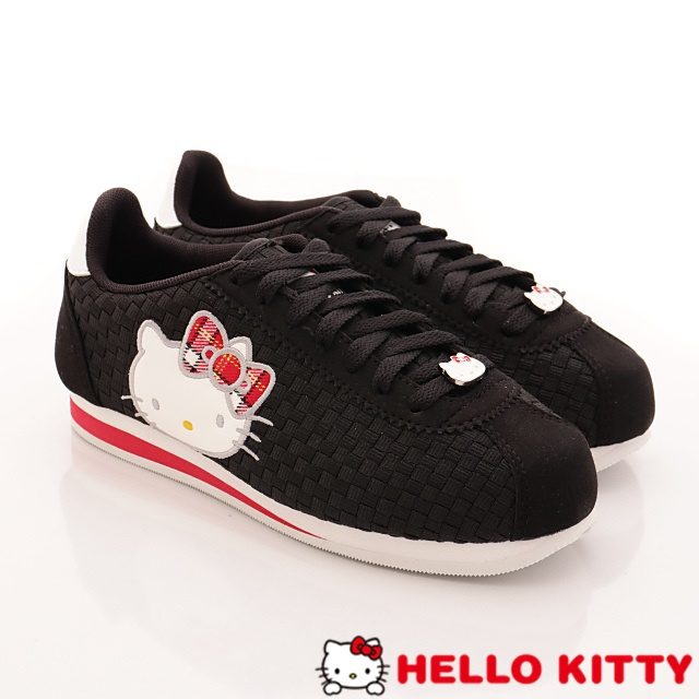 Hello Kitty-凱蒂編織休閒款-NI16150黑(女段)