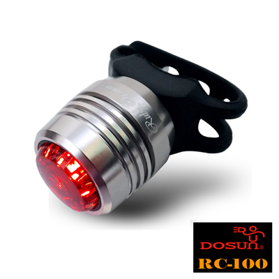 DOSUN  RC-100 USB充電式紅寶石紅光警示燈-風潮鈦