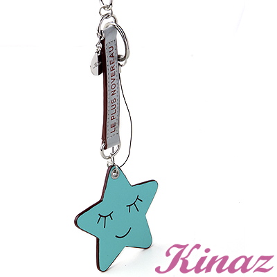 KINAZ- 糖果小物系列~微笑星星SLEEP吊飾-綠