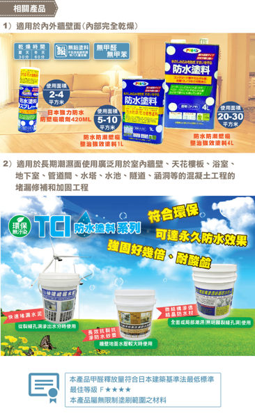 日本強力防水/防壁癌塗料1L