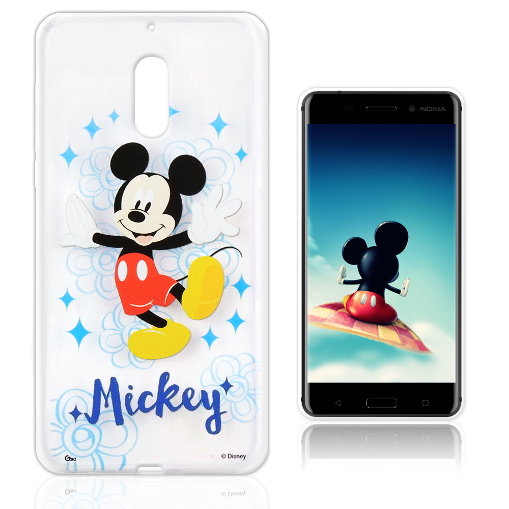 迪士尼限量授權 Nokia 6 彩繪保護殼-經典米奇