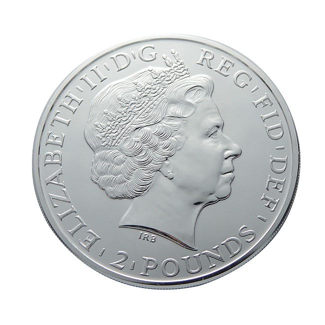 英國(Great Britain)生肖紀念銀幣-2015羊年生肖銀幣(1盎司)
