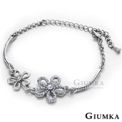 GIUMKA 甜蜜花精靈 手鍊-銀色