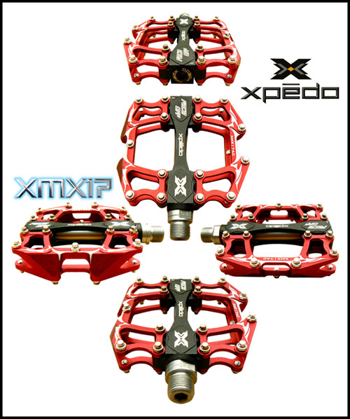 《XPEDO XMX17》多功能鋁合金造型踏板(紅)