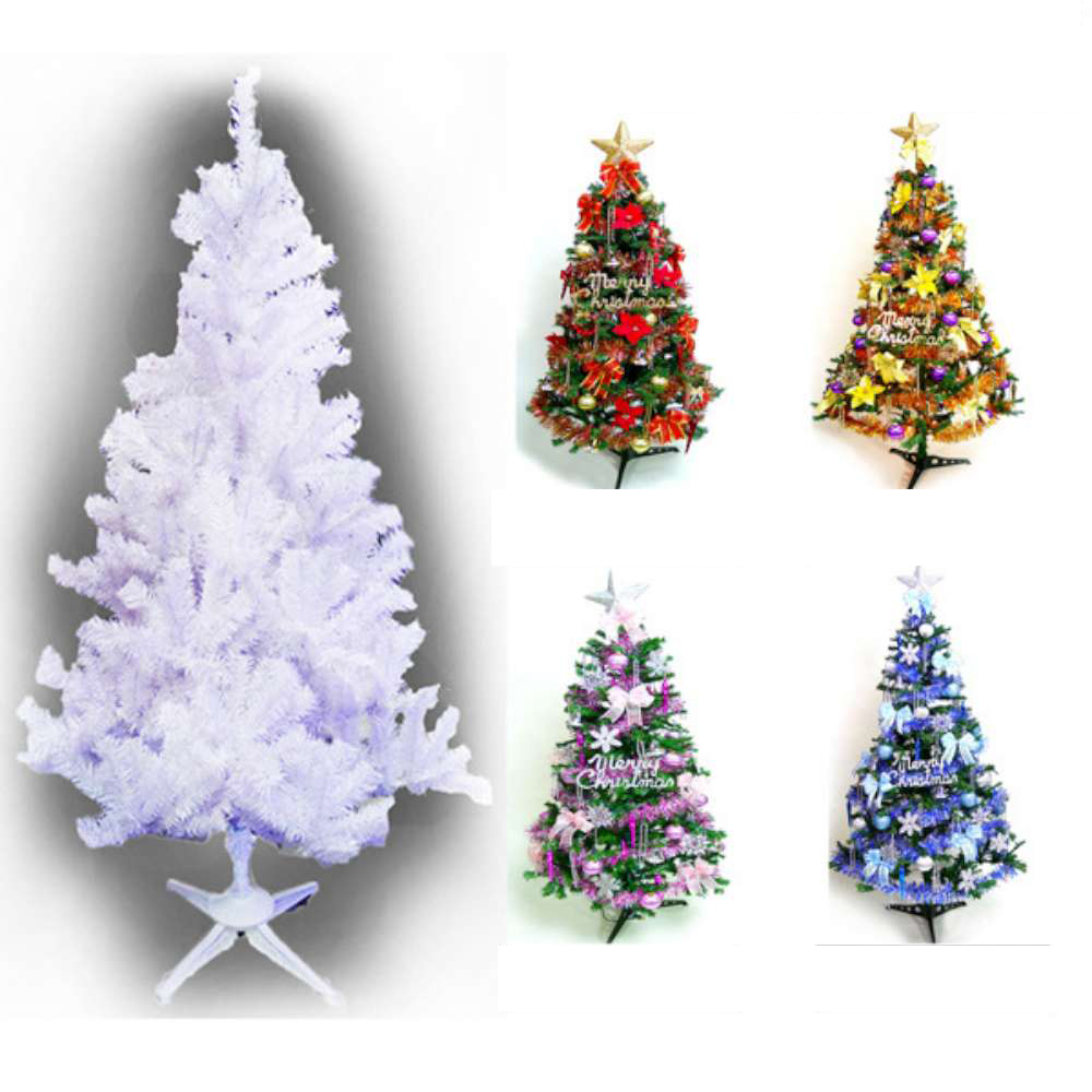 台製12尺(360cm)豪華版夢幻白色聖誕樹(+飾品組)(不含燈)