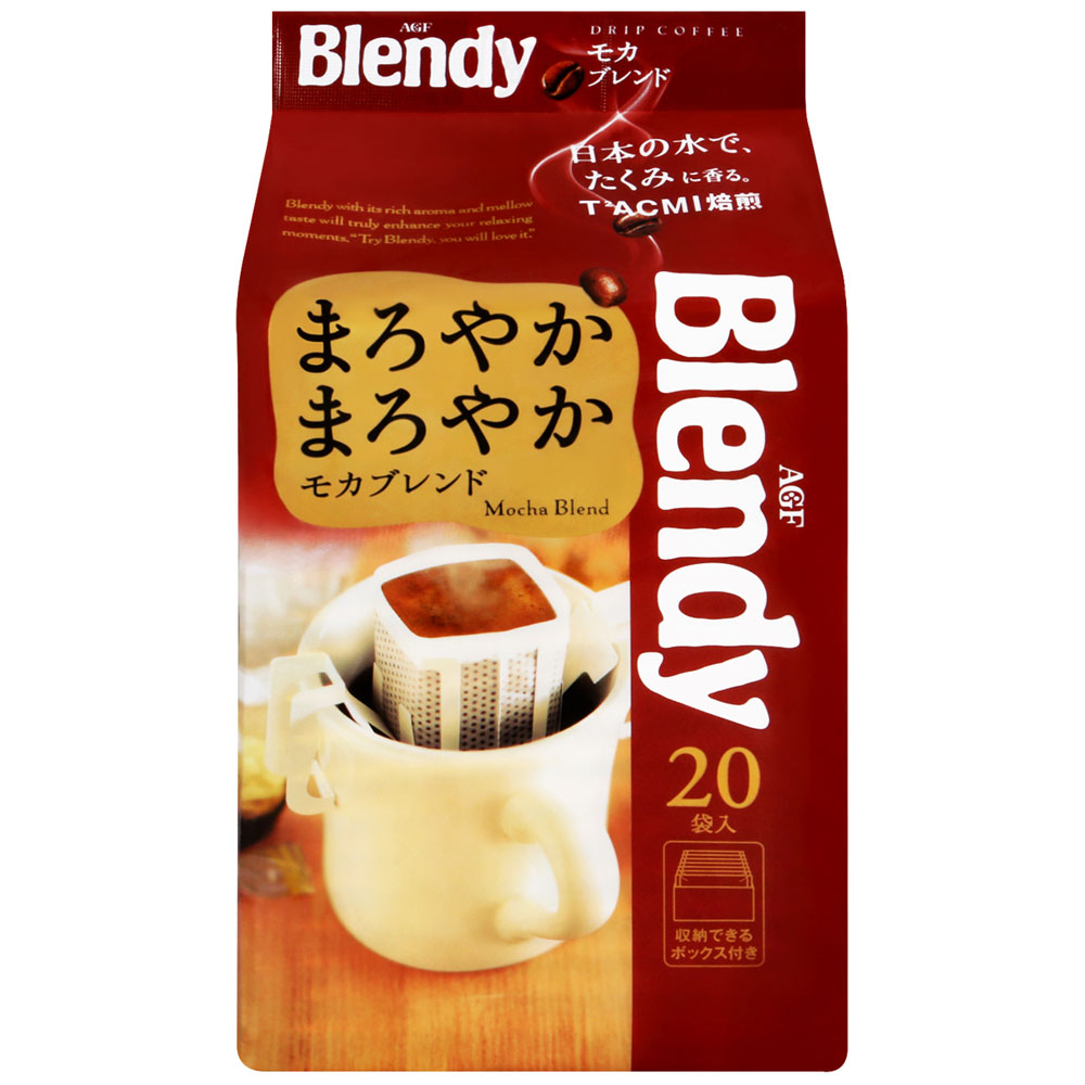 AGF Blendy 焙煎士濾式咖啡-摩卡20入(140g)