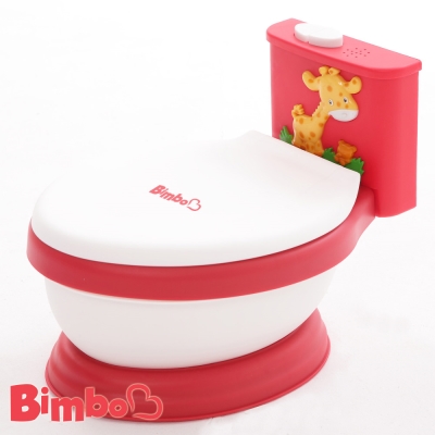 專利兒童音樂馬桶 紅色 台灣製造【BIMBO】