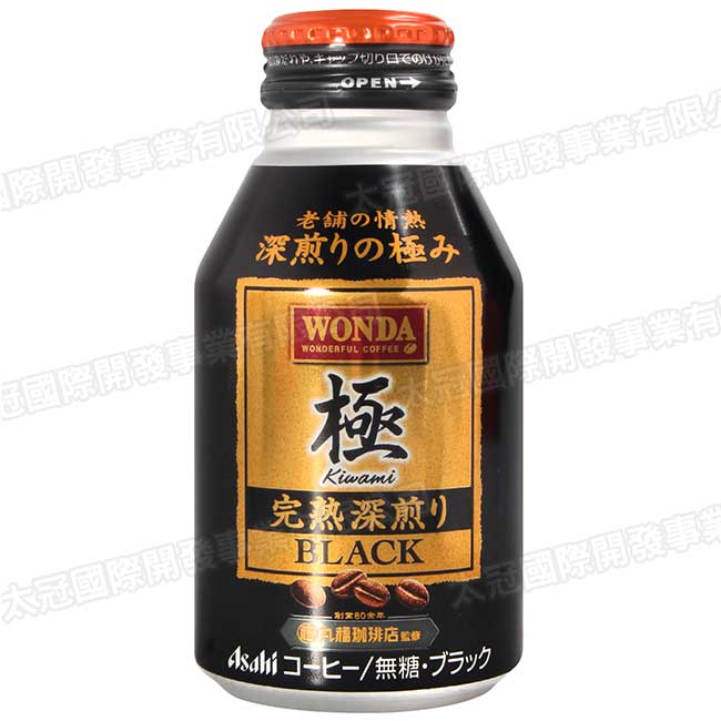 西日本 Canpack WONDA極咖啡-Black(285g)