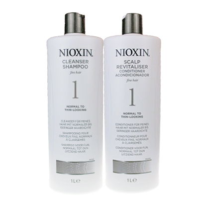 NIOXIN 耐奧森(儷康絲) 1號組合潔髮乳+甦活乳1000ML 公司貨