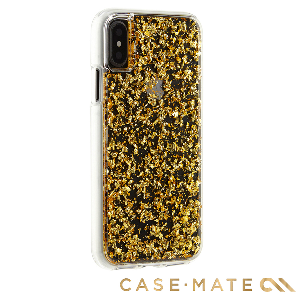 美國 Case-Mate iPhone X Karat 防摔手機保護殼 - 金箔