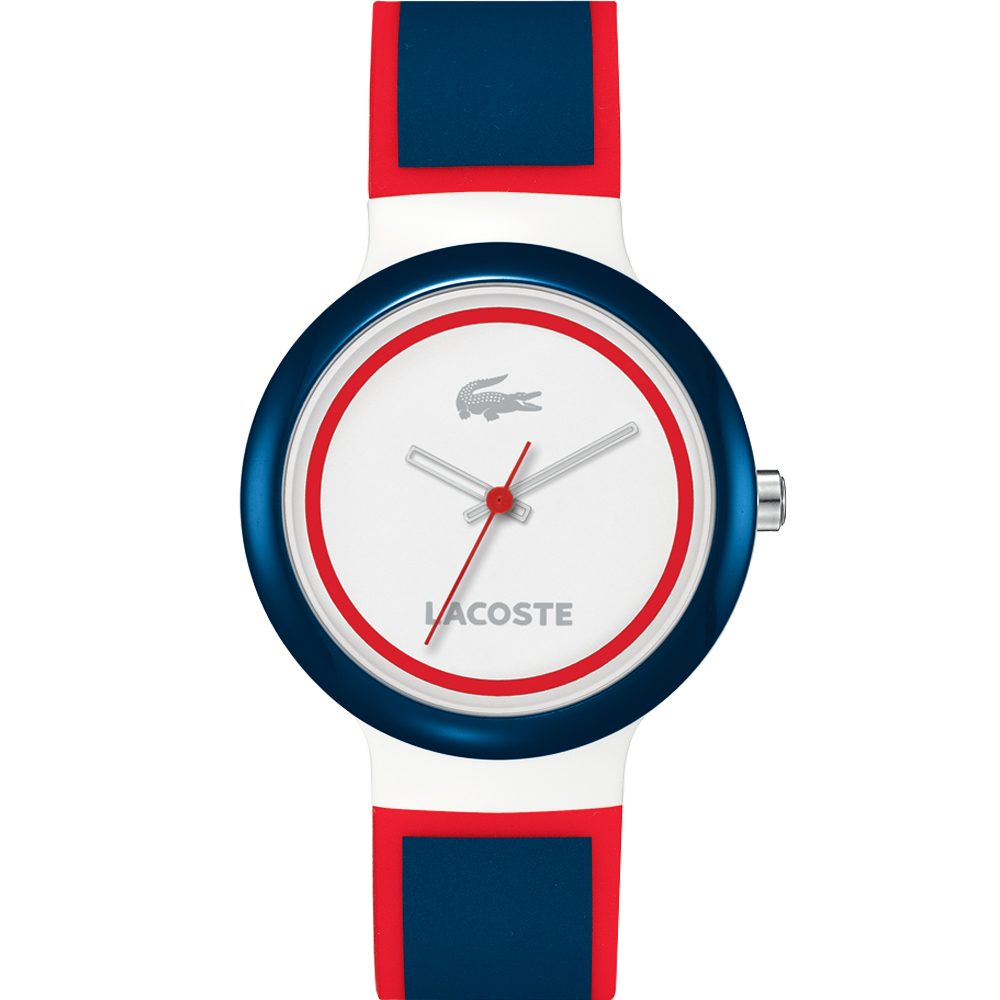 Lacoste Goa小法國創意系列法蘭西腕錶-白/40mm