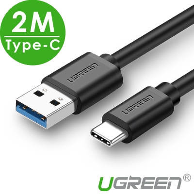 綠聯 USB3.0 Type-C快充傳輸線 2M