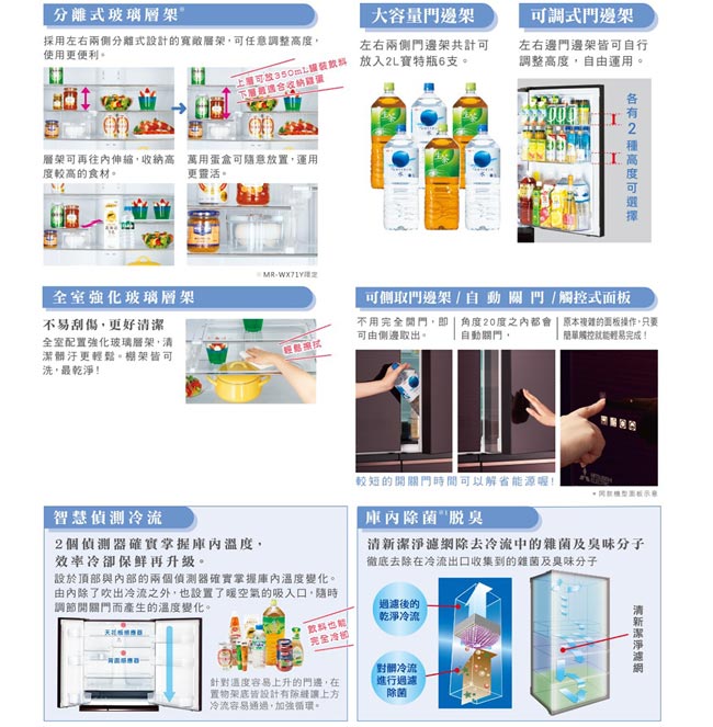 MITSUBISHI三菱 525L 1級變頻5門電冰箱 MR-BXC53X 日本原裝