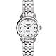 TISSOT 天梭 官方授權 Le Locle Lady 藝術時尚機械女錶 母親節禮物-銀/25mm T41118334 product thumbnail 1