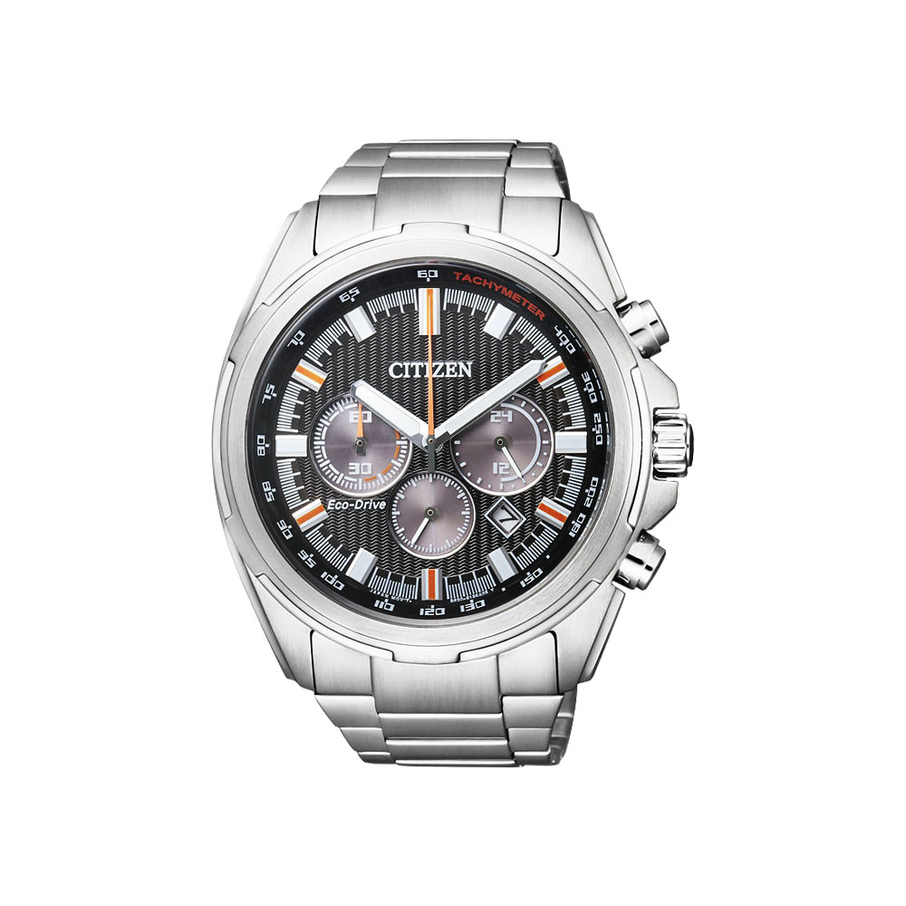 CITIZEN Eco-Drive光動能計時腕錶(CA4220-55E)-黑/45mm