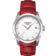 TISSOT Couturier Lady 極簡魅力時尚腕錶-白/豔麗紅/32mm product thumbnail 1