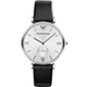 EMPORIO ARMANI Classic 小秒針簡約風時尚腕錶-白/40mm product thumbnail 1