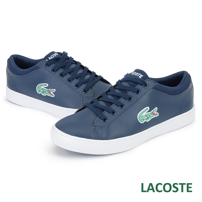 LACOSTE 女用休閒鞋-藍