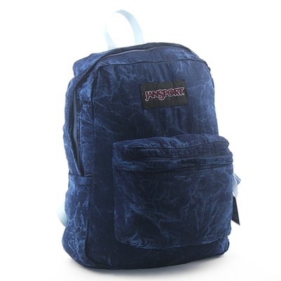 JanSport 校園背包STORMY WEATHER -單寧藍-網