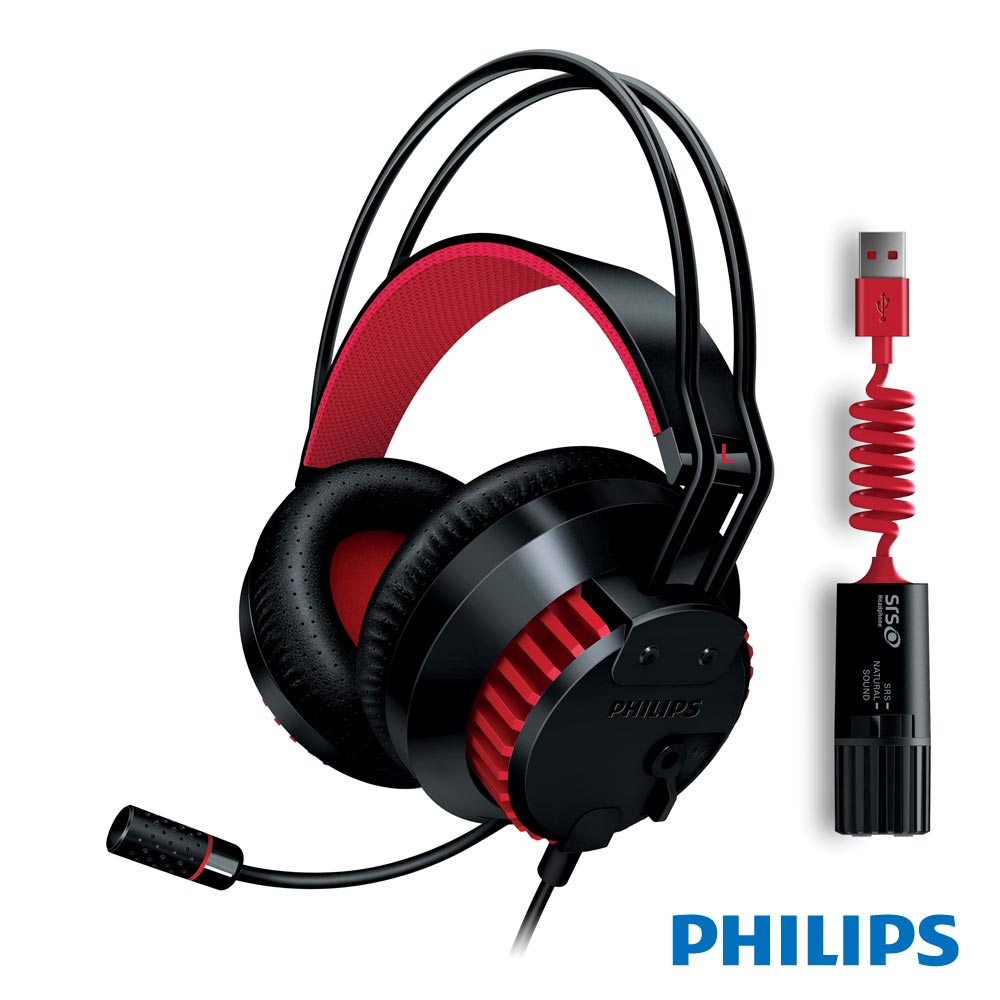 Philips SHG8200 SRS環繞音效電競耳麥