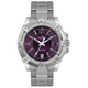 MORRIS K 都會風采不鏽鋼時尚腕錶-紫/37mm product thumbnail 1