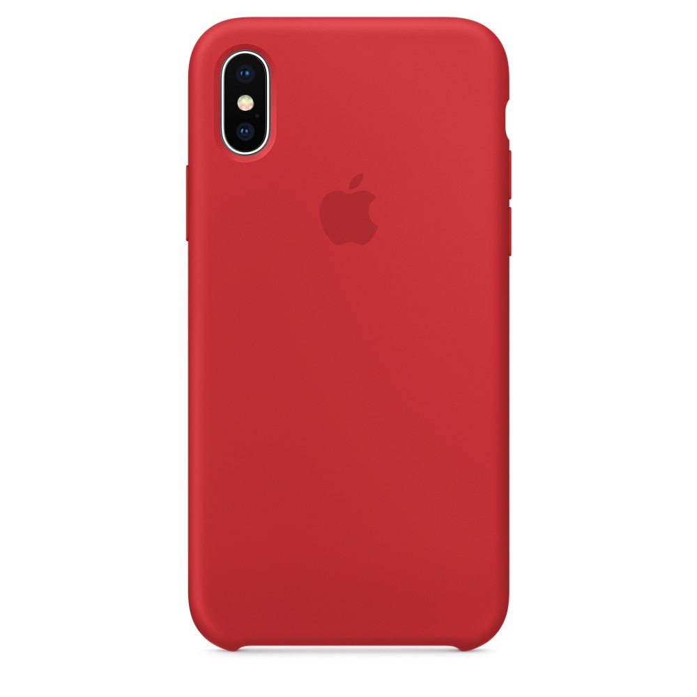 【Apple原廠公司貨】iPhone X 矽膠保護殼 - (PRODUCT)RED