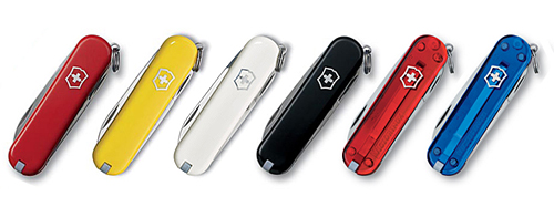 VICTORINOX 經典7用瑞士刀+不鏽鋼鑰匙圈