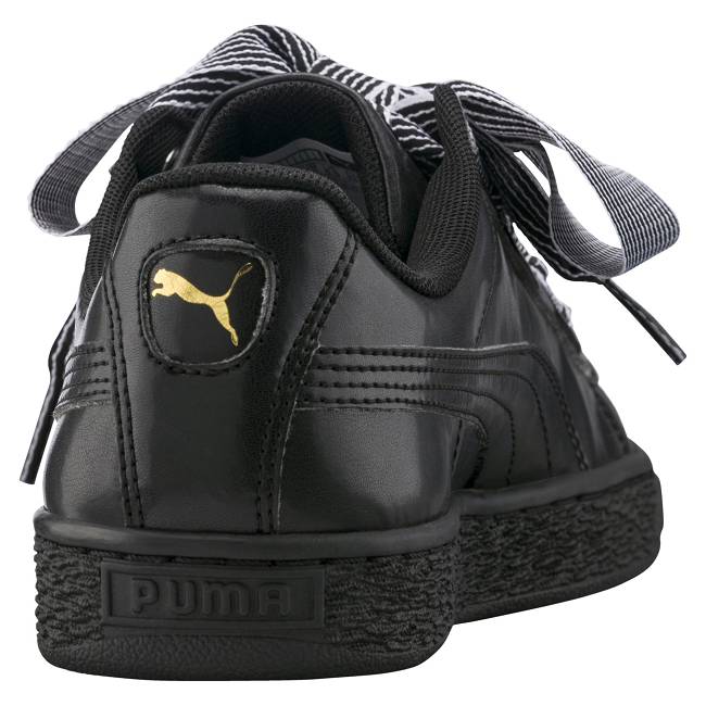 PUMA-BasketHeartWns女籃球鞋-黑色