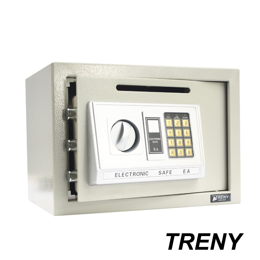 TRENY三鋼牙 電子式側投入型保險箱 中(25EA-DS)