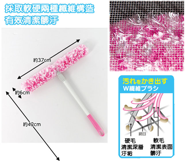 日本COGIT新一代省力紗窗清潔刷