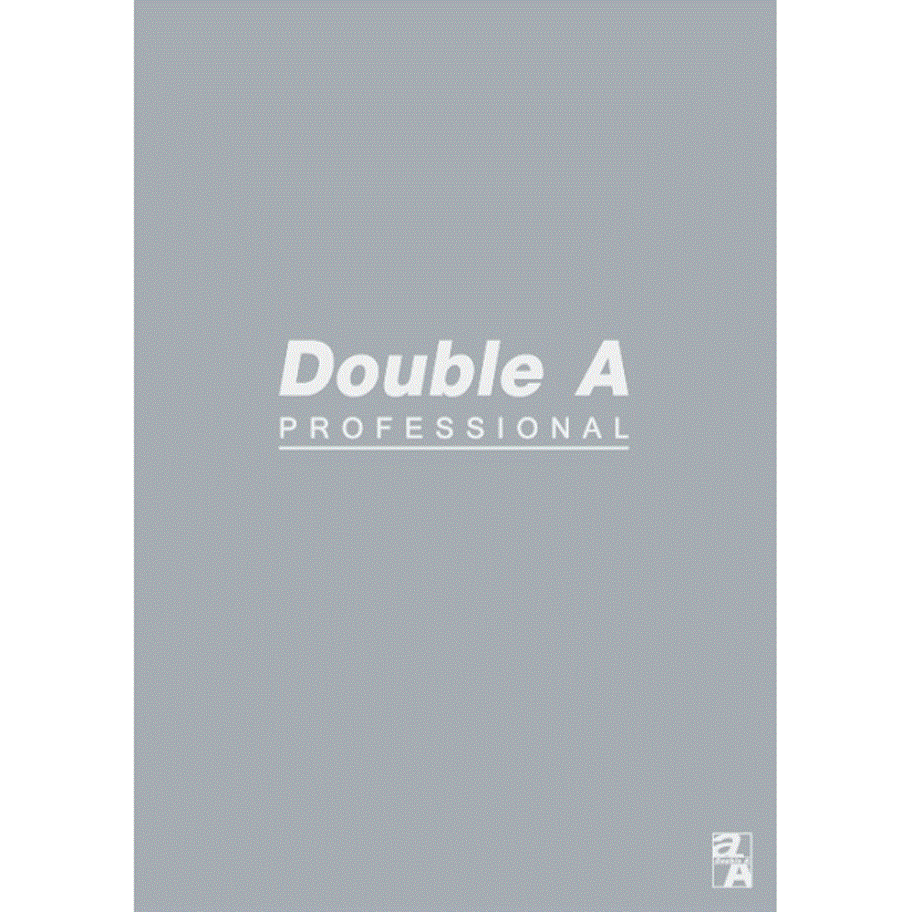 【10入組】Double A A5/25K膠裝筆記本-灰40頁(橫線內頁)