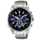 EDIFICE 經典三眼設計LED計時腕錶(EFR-534D-1A2)-黑面x藍圈/46mm product thumbnail 1
