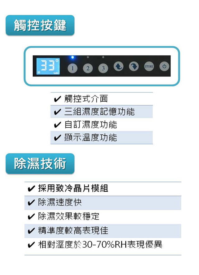 【長暉】觸控式 CH-168-85 豪華型 85公升 晶片除濕 防潮箱 防潮櫃