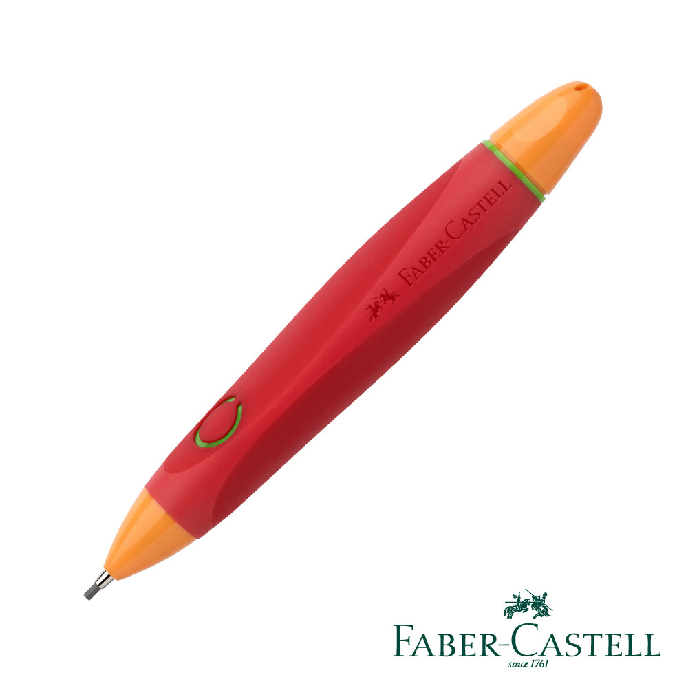 Faber-Castell 紅色系 左右手學齡旋轉鉛筆(多種顏色)