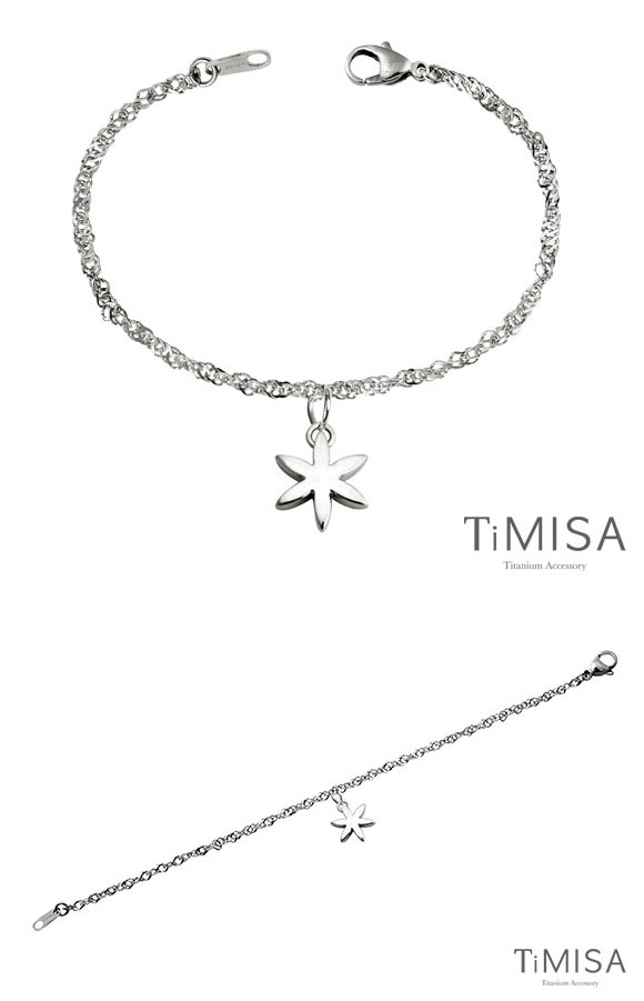 TiMISA《花漾愛戀》純鈦手鍊